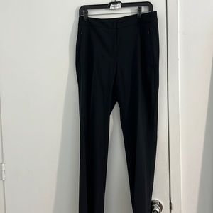 Elie Tahari - Wool Blend Black Wide Leg Trousers - Size 6